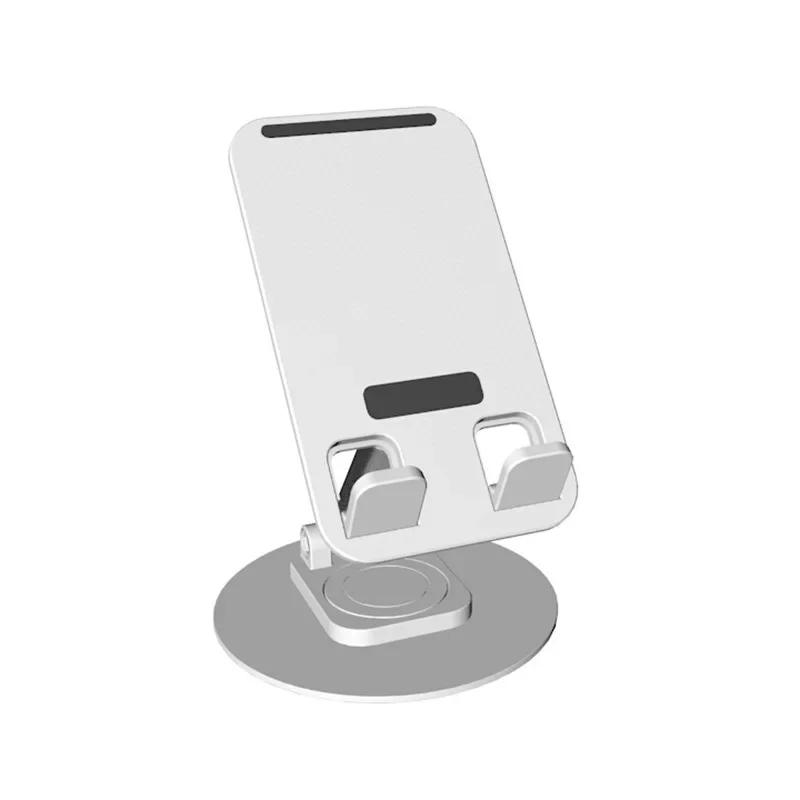 For 360 Adjustable Cell Phone Stand Angle Height Adjustable Holder Sturdy Phone Stand For Desk Compatible For Mobile Phones