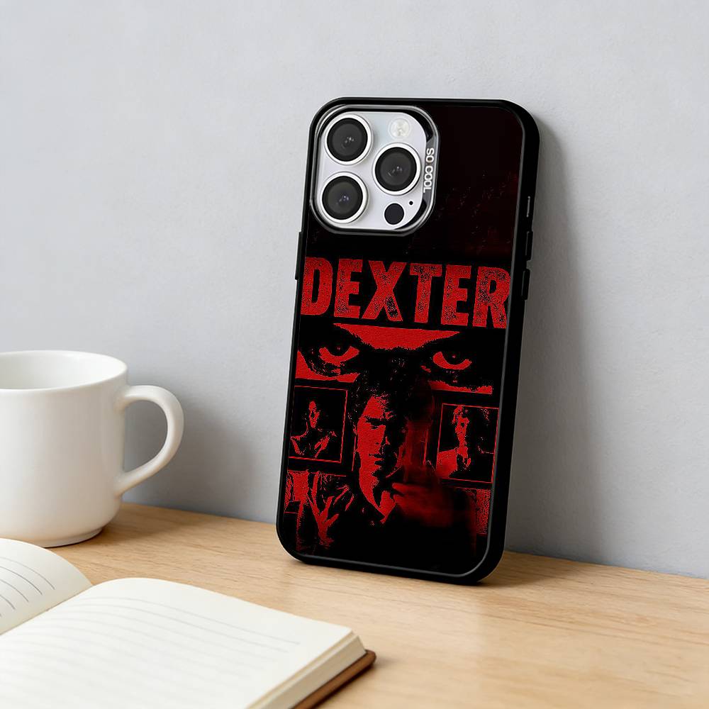 

Чехол для телефона Декстер Морган Для iPhone 17,16,15,14,13,12,11 Plus,Pro Max,XS,Красочный Серебристый Чехол для телефона Funda Cover iPhone14