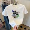 2025Printed Short Sleeve Plus Size Women's Short Sleeve T-Shirt Summer Loose Women's T-Shirt High Quality Letter Pattern CCXX210