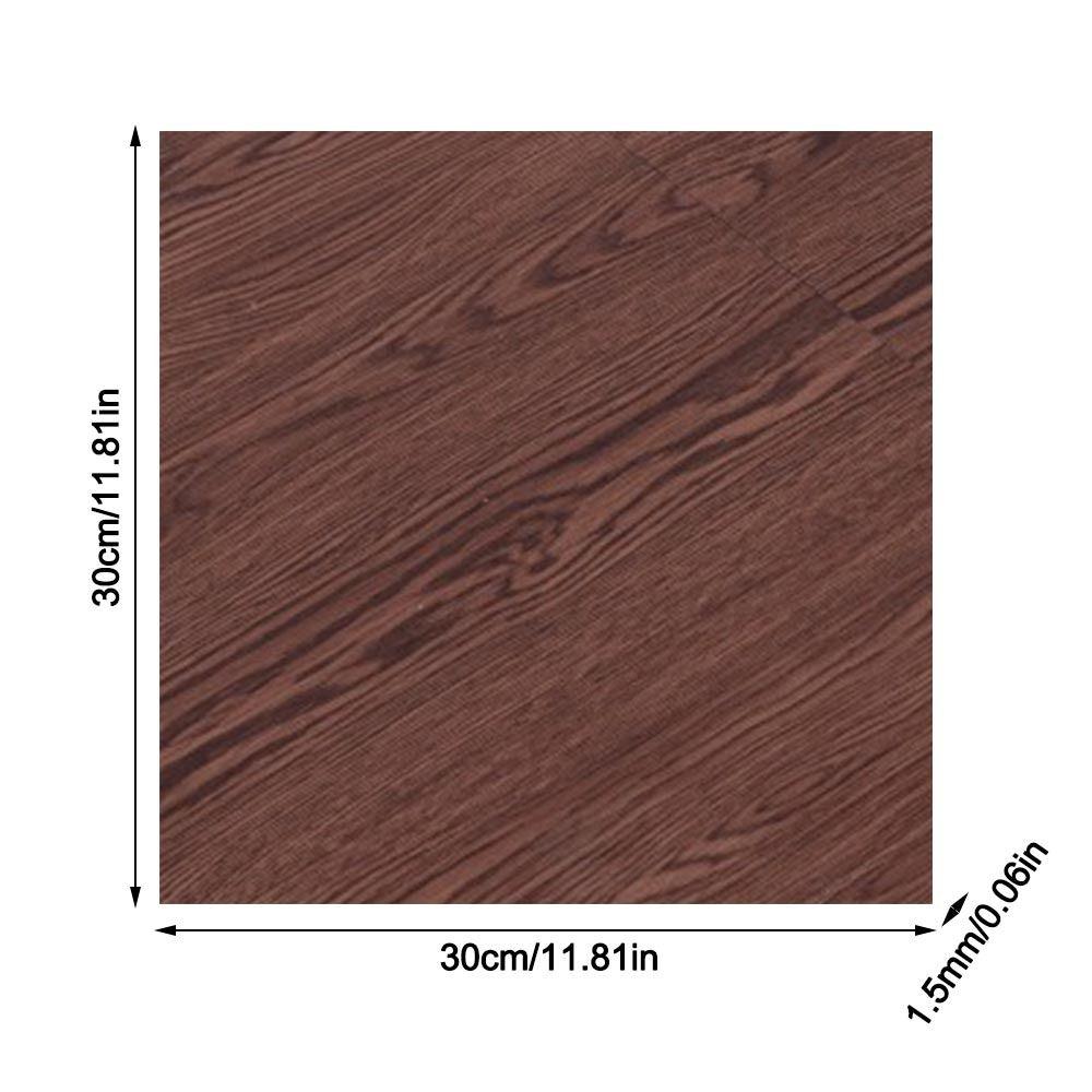 Wear-resistant Self-adhesive Wood Grain Floor Sticker Thickened Waterproof Floor Wallpaper Non-Slip PVC