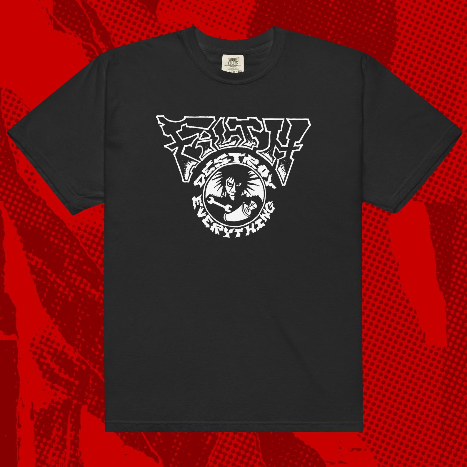 Filth Destroy Everything Shirt | Pop Punk Crust Anarcho Operation Ivy Crimpshrine L