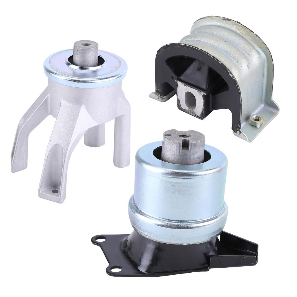 3x Engine Mount 7H0199256H 7H0199849AT 7H0199848D Compatible for T5 1.9 2.0 2.5 T6 2.0 TDI TSI Front Right Rear Bearing Engine Hydro Bearing