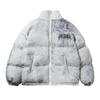 ZYLLO Hip Hop Graffiti Padded Bomber Jacket  Warm Cotton Winter and Spring Streetwear Parka Coat