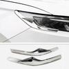 For 2023 Honda CR-V CRV ABS Chrome Look Front Headlight Lamp Eyebrow Strips Trim