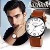 Waterproof and Rainproof Wristwatch with a Round Quartz Numeral Brown and Black A Simple Accessory Perfect for and the New Men's Dial, Movement, Dial,