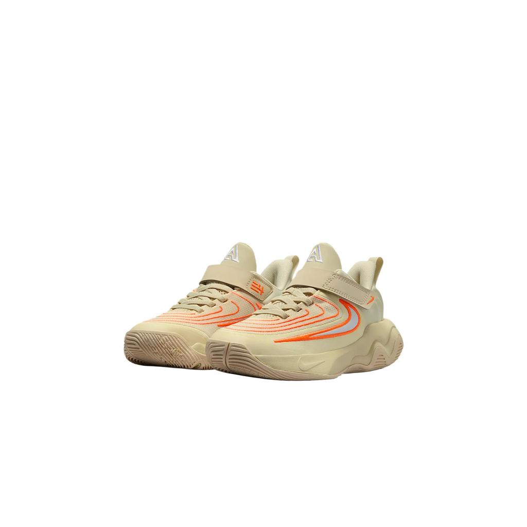 Nike Giannis Immortality 4 PS Light Khaki Kinder-Sneaker Tan Alabaster Total-Orange FZ6733-200