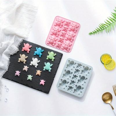 Creatieve DIY Handgemaakte Kikkervormige Siliconen Vorm Taart Dessert Bakvorm Chocolade Snoep Patisserie Vorm Accessoires Groothandel