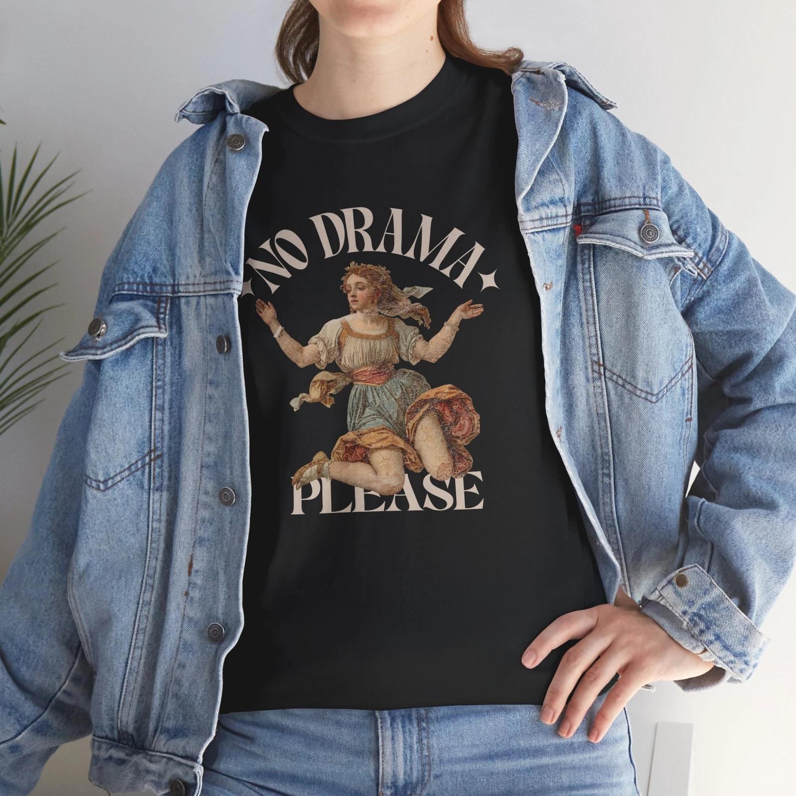 

Футболка I Live for the Drama – Футболка No Drama Please M