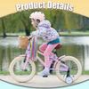 LvYiLinggg Bicycle Ribbon Macaron 2 Pairs Bicycle Handle Streamers Colorful
