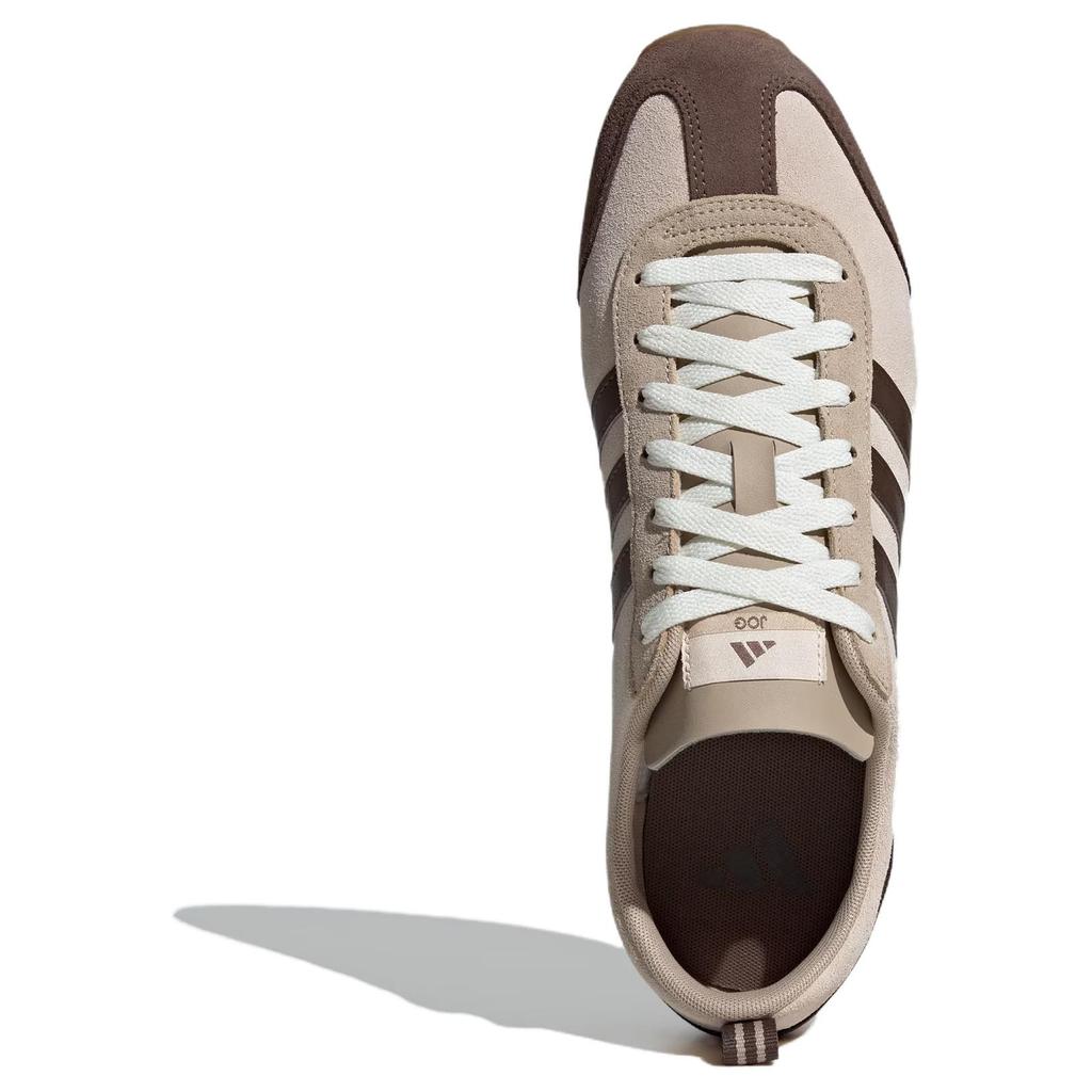New Adidas Vs Jog 2.0 'Halo Ivory Brown' JQ8539
