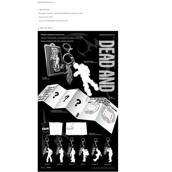 Xdinary Heroes - 8th Mini Album - DEAD AND(?Illustration Keyring ver.) R  2026-04-17