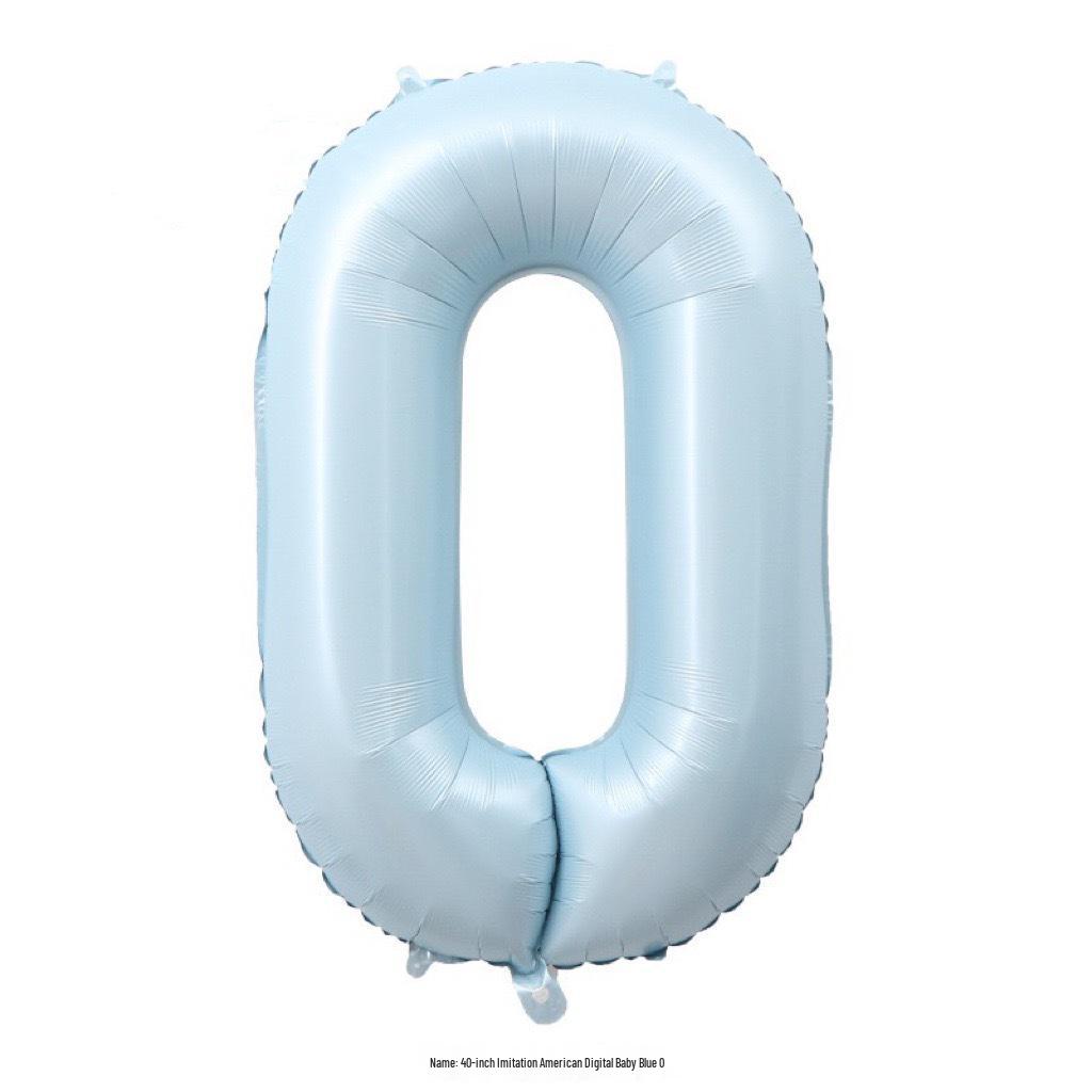 40-Inch Cream Number Balloon for Kids' First Birthday Party Decoration