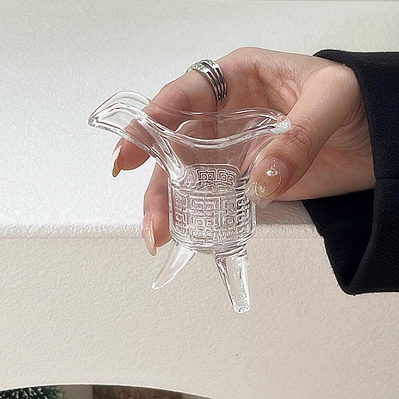 20ml 6er Set Antike Kaiserliche Tasse Haushalt Personalisierte Schnapsgläser Dreifußbecher Antike Weingläser Baijiu Wodka Gläser