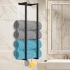 Strong Load-bearing Bathroom Wall Towel Rack Toilet Paper Holder Set  Bathroom Organization