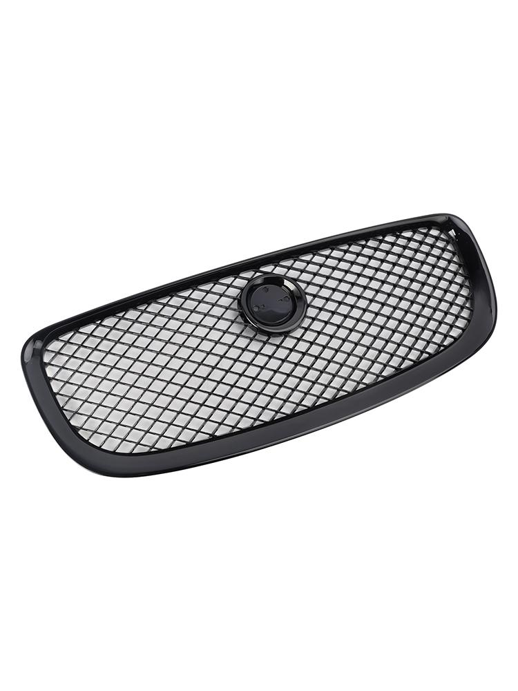 Gloss Black Front Bumper Grill Grille Fit Jaguar XJ 2010-2015