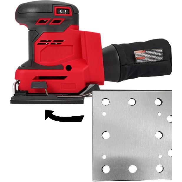 44-66-0475 Aluminum Plate w/Cushion Compatible With Milwaukee Electric Tools