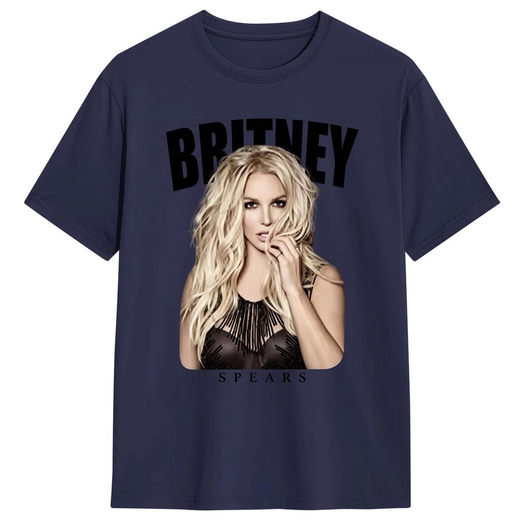 Leisure Singer BBritneys Spears TShirt Unisex Crewneck 100 Cotton Summer Fashion T Shirt Short Sleeve Tees Summer Tops