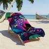 1pc Microfiber Beach Towel with Vibrant Game Controller Print, Ultra-Soft Material, Lightweight and Absorbent, Ideal for Yoga