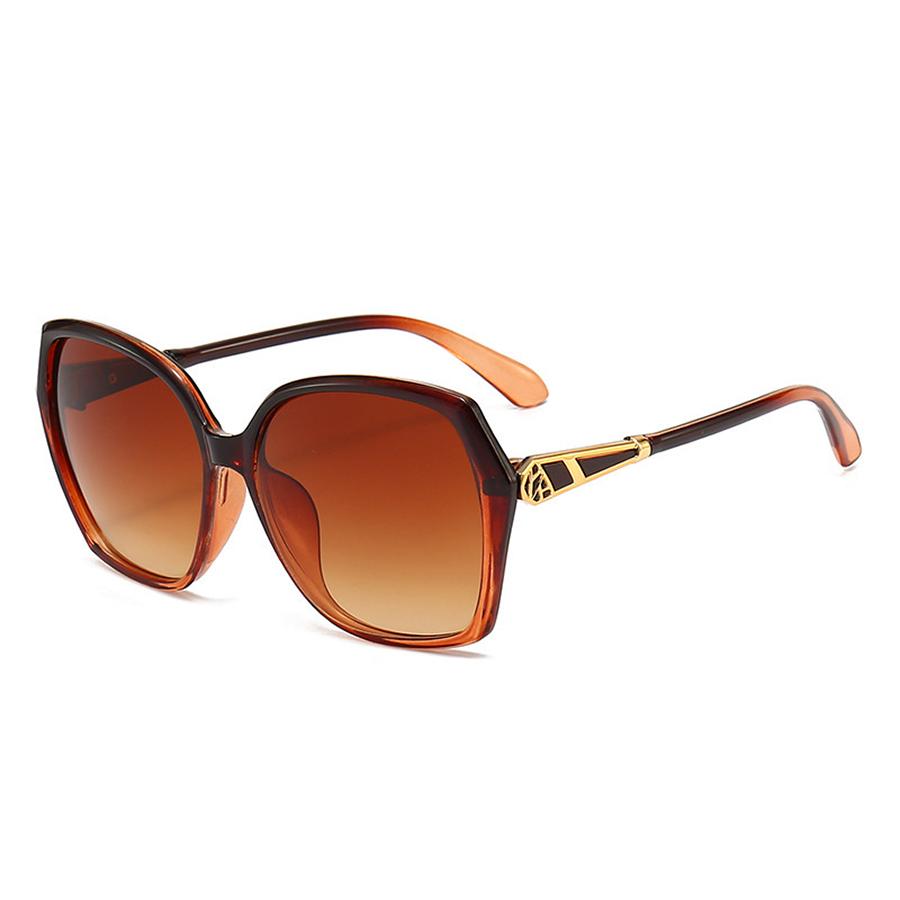 

Женские новые солнцезащитные очки с большой оправой, нерегулярные солнцезащитные козырьки. Элегантные и модные женские очки. Очки для путешествий на открытом воздухе. Неполяризованные модные аксессуары. коричневый