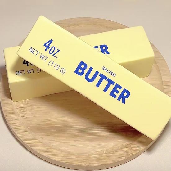 Squeeze Butter Stick Rising Toy Realistic Design Eco-friendly No Odor Reusable Stress Relief Soft Fidget Toy for Kids Adults