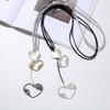 Atmospheric Simple Heart-Shaped Fringed Fashion Women'S High-End Pendant Long Sweater Chain