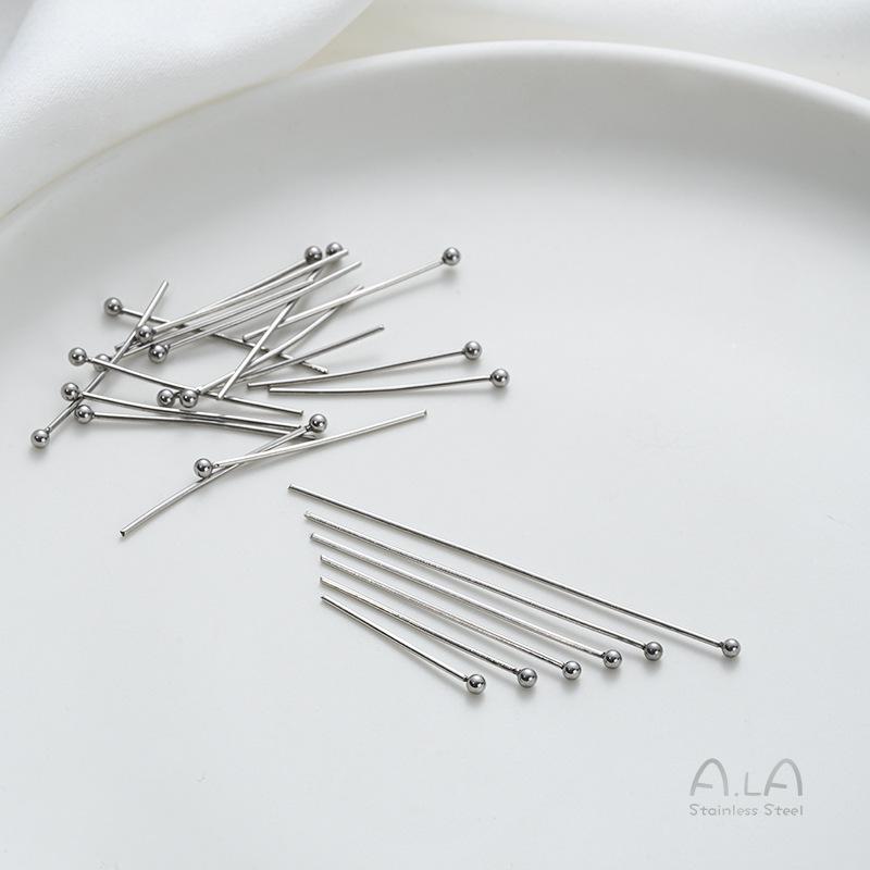 Niewycierający się Tytanowa Stal Nierdzewna Zakrzywiony Szpilka do Akcesoriów Biżuteryjnych DIY