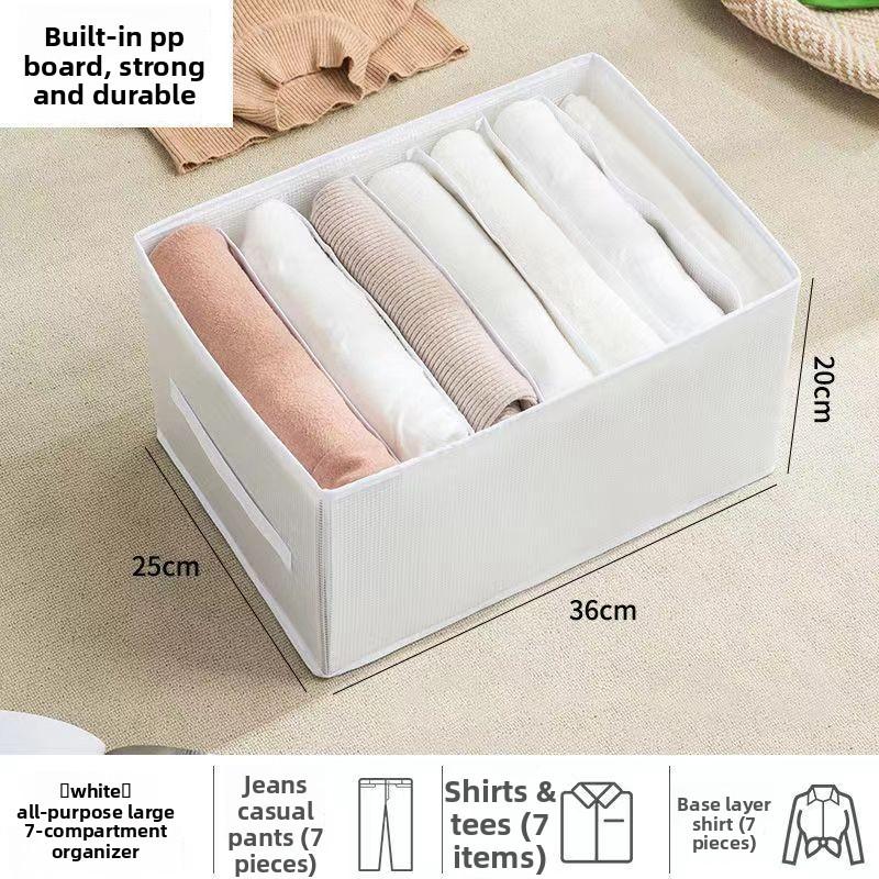 Modern Foldable Clothing Storage Bin With Handles For Bedroom Closet Organization
