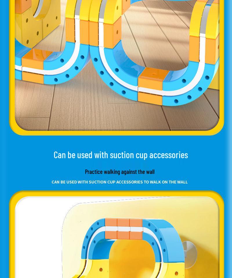 Magnetic Anti-Gravity Building Blocks: High-Speed Rail Track Toy for Kids