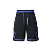 Jordan FW22 Stripe Logo Print Drawstring Straight Leg Athletic Shorts Men Bottoms Black DV9002-010