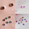 1 Pair/Set 12Mm Doll Eyeballs Half Round Acrylic Eyes For Diy Doll Bear Crafts