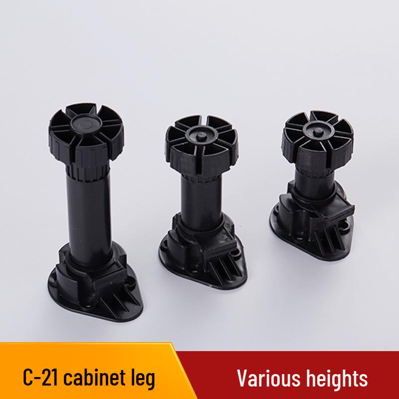 ABS Adjustable Leveling Cabinet Feet - Thickened Plastic Legs for Kitchen and Cupboard Support