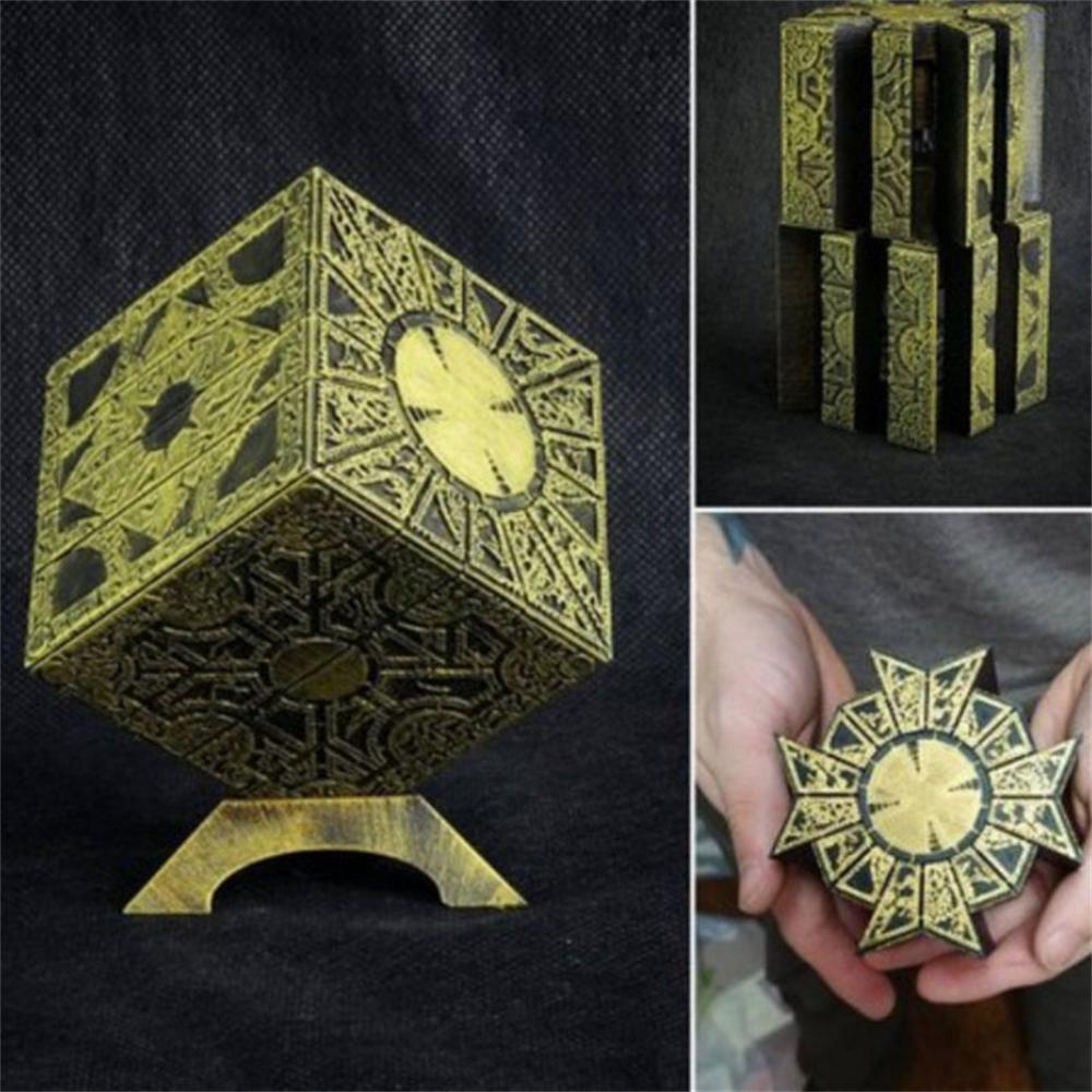 1:1 Hellraiser Puzzle Box Moveable Lament Horror Terror Figures Film Serie Cube Models Creative Detachable Puzzle Box Toy