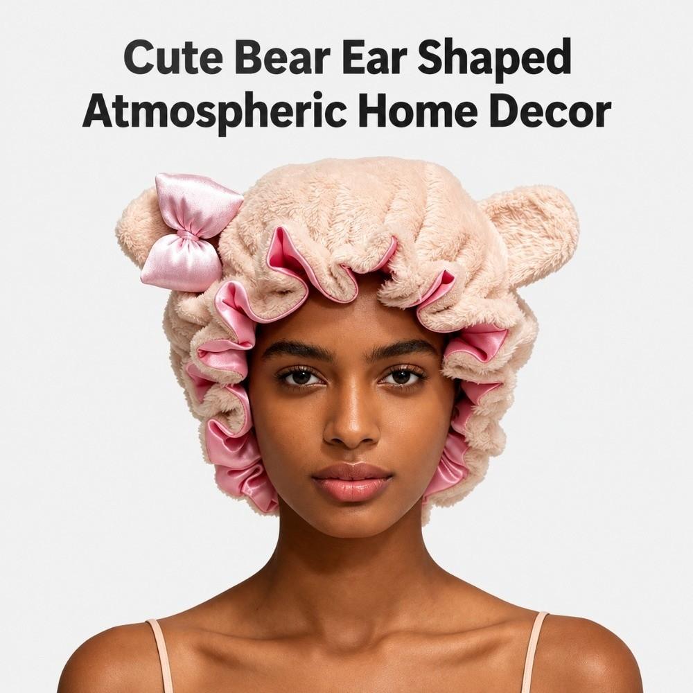 Soft Hair Drying Cap Absorbent Hair Towel Quick Drying Hair Bonnet Night