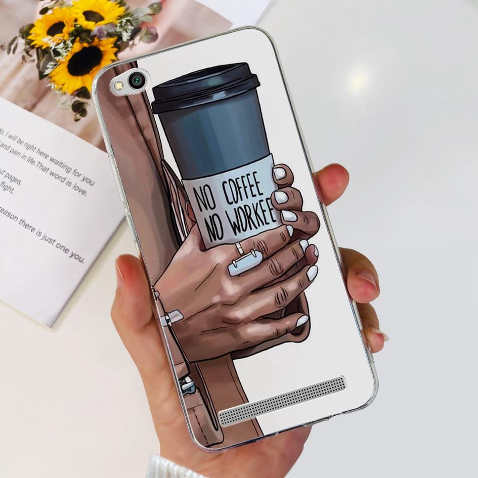 For Xiaomi Redmi 4A Case Fashion Butterfly Transparent Silicone Soft Cover For Xiaomi Redmi 5A Funda Redmi5A Redmi4A Phone Cases