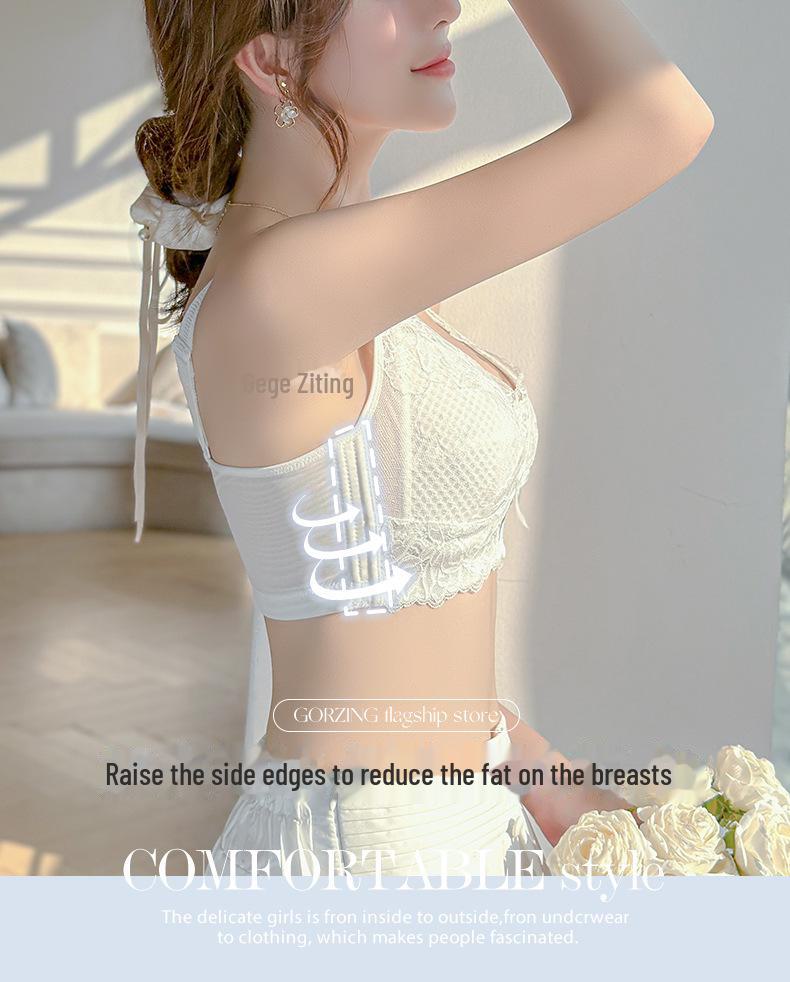 Women's White Adjustable Push-Up Bra: Enhances Shape & Supports Without Steel Rings