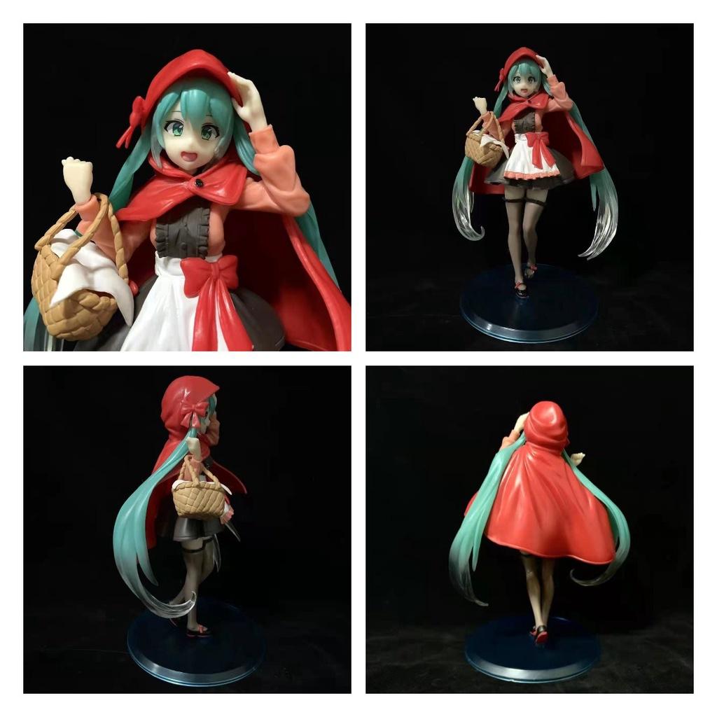 Lifelike Hatsune Miku Little Red Riding Hood Figure Toy Model Perfect Home Decoration Great Gift For Anime Lovers