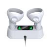VR Gaming Schnellladebasis für 2 Magnetische Lade-Dockingstation Brille Magnetischer Griff Zubehör