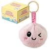 Treasuringu  Cute Steamed Bun Shaped Keychain 7-Color Baozi Plushie Bag Food Doll Birthday Gifts