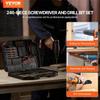 Drill Bit Set 246PCS Screwdriver Bit Set with Carrying Case Multi-purpose