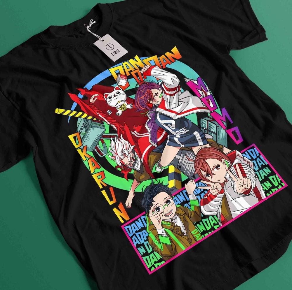 Dan Da Dan T-Shirt Okarun Shirt Momo Ayase Tshirt Ken Tee Turbo Jin Aira Seiko