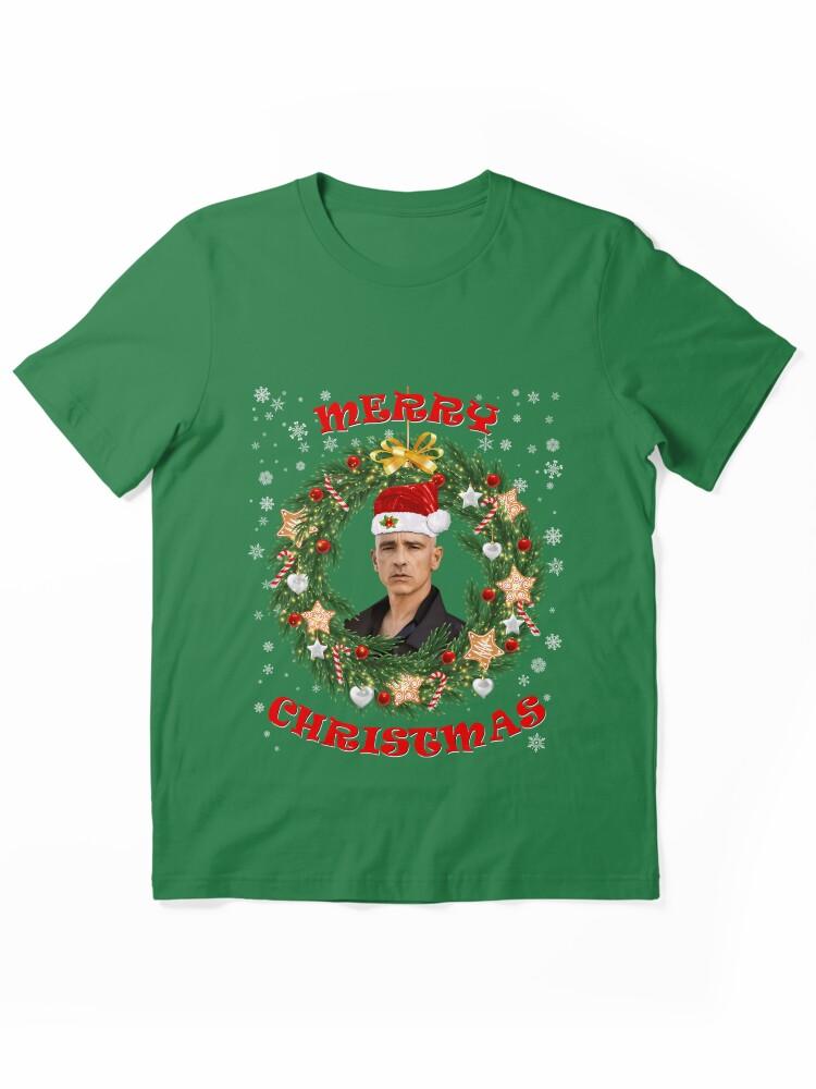 Eros Ramazzotti Merry Xmas Eros Santa Hat and Christmas Wreath Essential Unisex T-Shirt