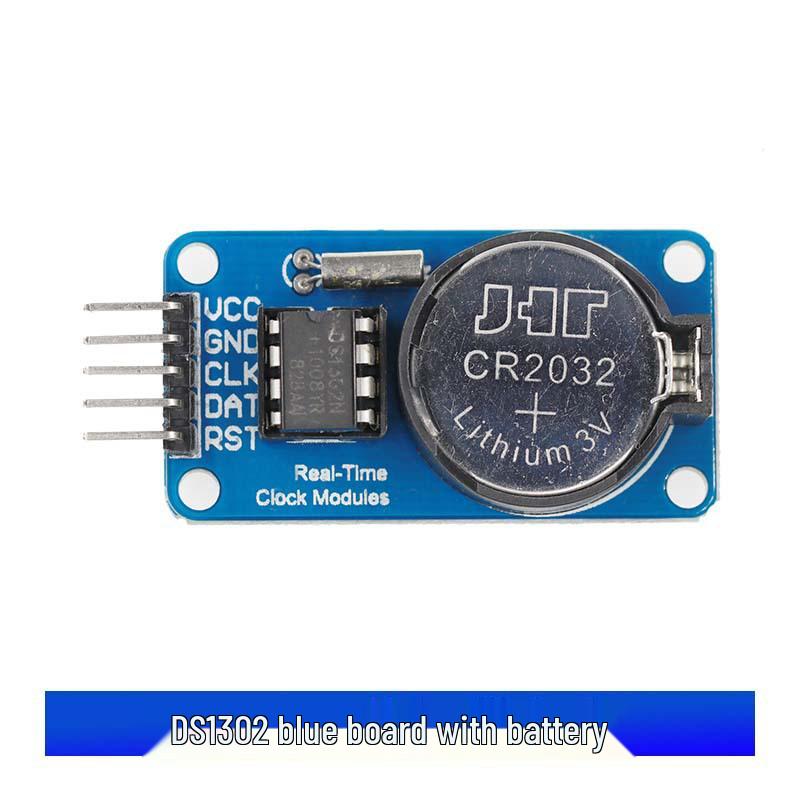 DS1302 RTC Module with CR2032 Battery for Timekeeping
