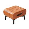 Elegant Leather Footrest Ottoman for Home And Office