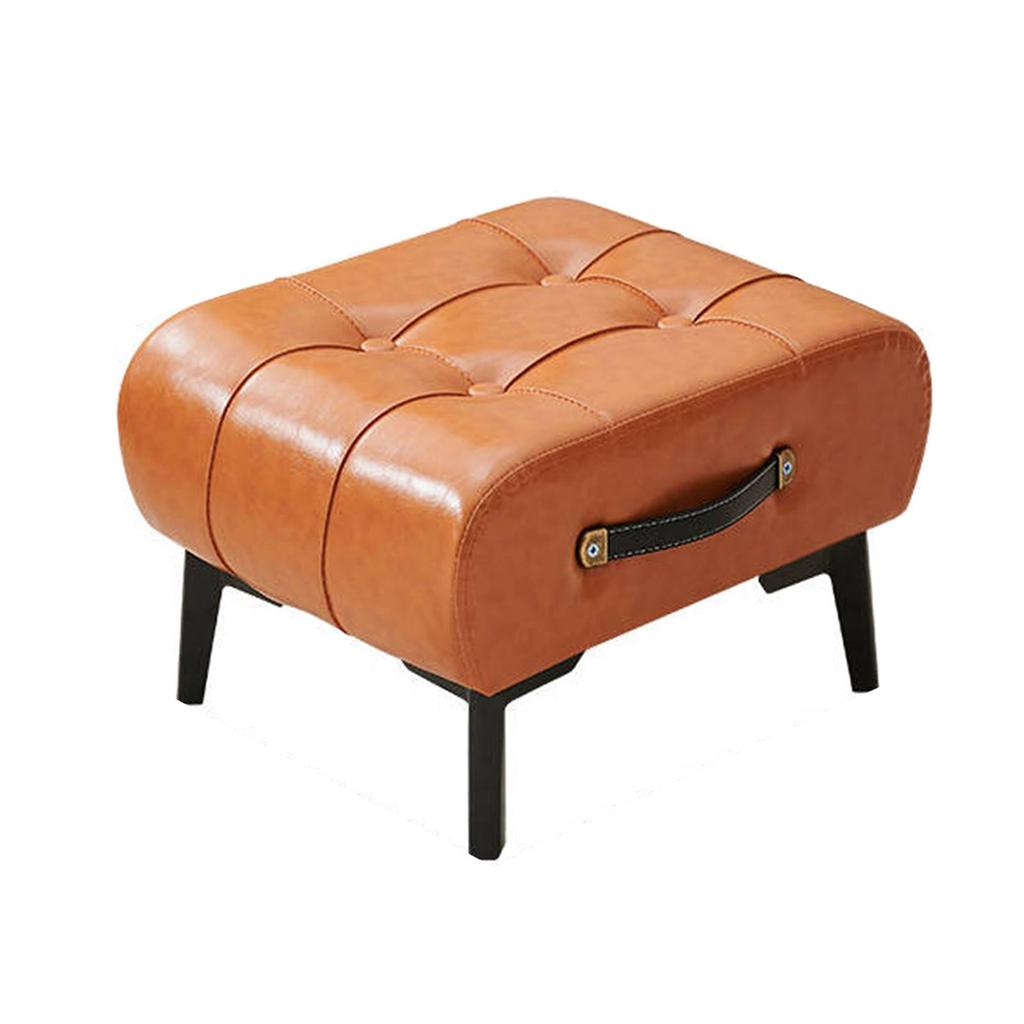Elegant Leather Footrest Ottoman for Home And Office