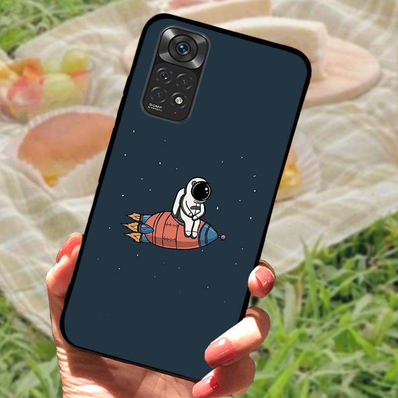For Redmi Note 11 4G Case Cute Shockproof Silicone Soft TPU Phone Cover For Xiaomi Redmi Note 11s Bumper Cases On Note11 Pro