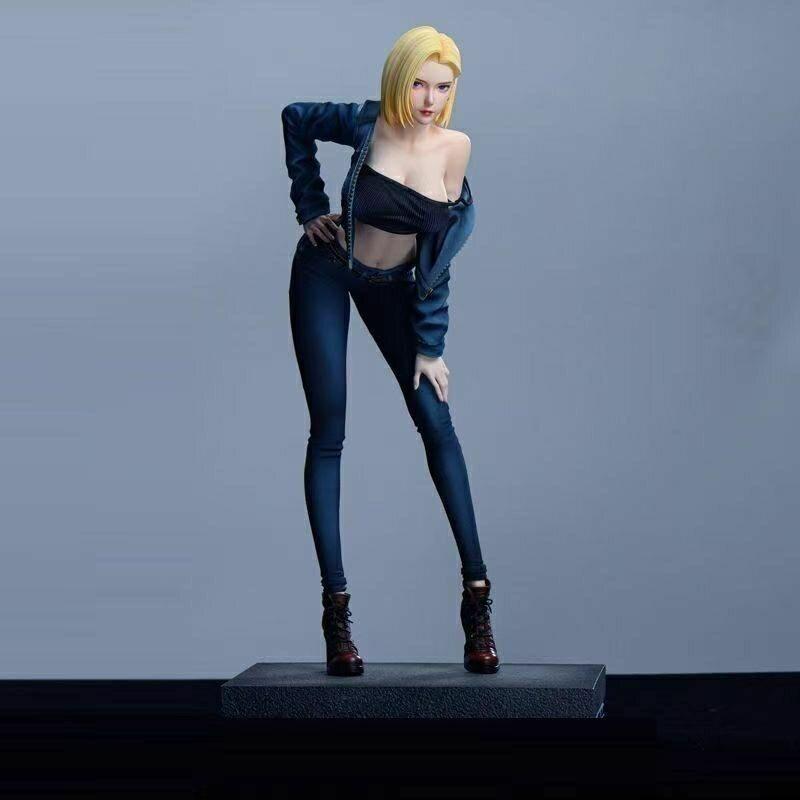 42cm Anime Dragon Ball Android 18 Gk Action Figures Model Collectible Desktop Decoration Ornament Statue Toys Collectible Gifts