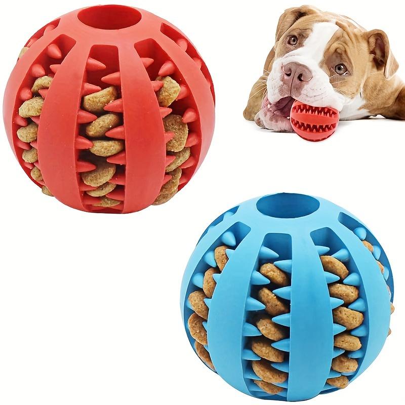 Pet Dog Cleaning Rubber Ball Toys for Small Dogs Interactive Elasticity Puppy Chew Toy Tooth Food Ball Toy Pet Stuff Accessories