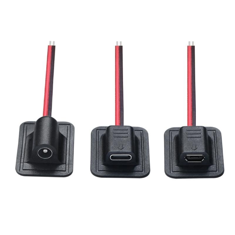 MultiInterface Backpack Wiring Power Extension Cable For Thermals Pad Electronics DC5.5x2.1mm DC3.5x1.35mm Connection