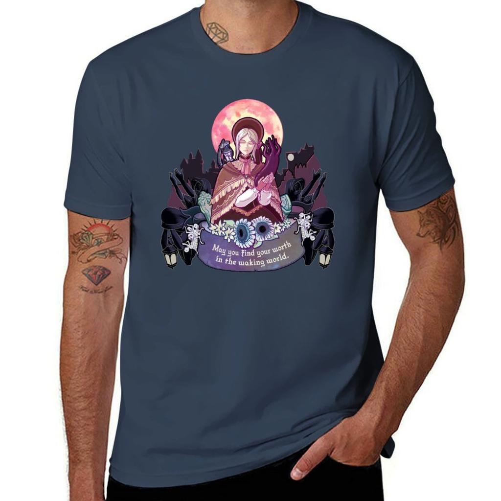 Find Your Worth In The Waking World Tshirt Art Pattern Printed Casual Top