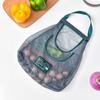 Shopping Handbag Reusable Mesh String Organizer Bag Washable Eco Friendly Hollow Net Portable for Garlic Potatoes Onion